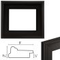 Plein Air Style Frame, Black 6"x6" Details