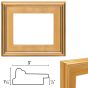 Plein Air Style Frame, Gold 5"x7" - Box of 10 Details