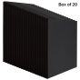 Practica Black 12x16" Stretched Canvas Box of 20