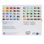 Horadam Super Granulating Watercolor Half Pan 50 Color Wood Box Set