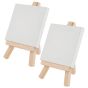 Wooden easel: natural or black finish