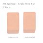 Sofft Art Sponge - Angle Slice Flat 2 Pack