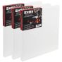 SoHo Heavyweight Stretched 100% Cotton Canvas - Pack of 3, 24"x36" 
