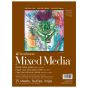 Strathmore Mixed Media 400 Series Glue-Bound Pad (185 lb. 15 Sheets Vellum) 9x12"