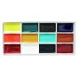 Yasutomo Japanese Watercolor Set of 12, 1-3/4 x 1" Pans