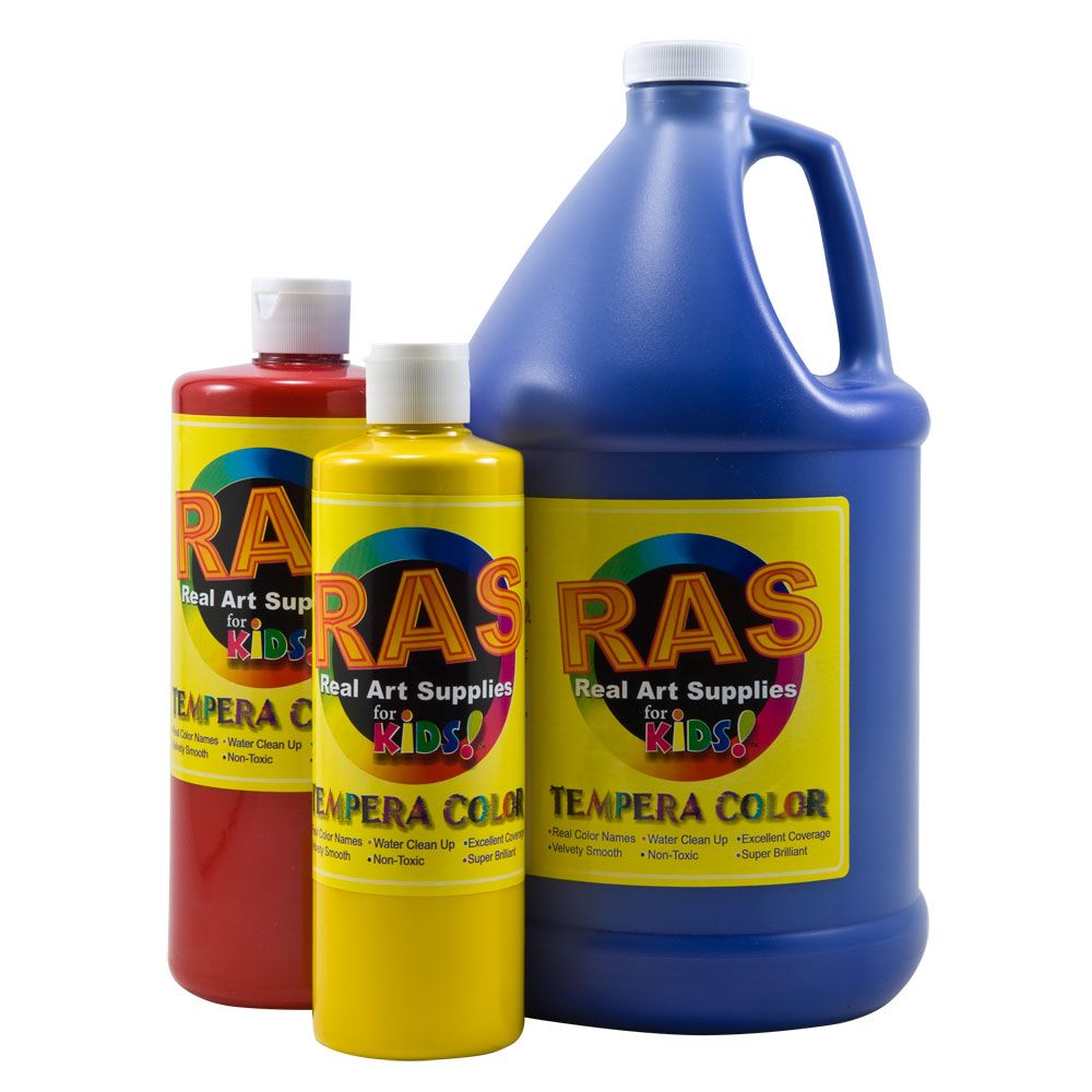 Non Toxic Tempera Water-Soluable Paint - RAS for Kids