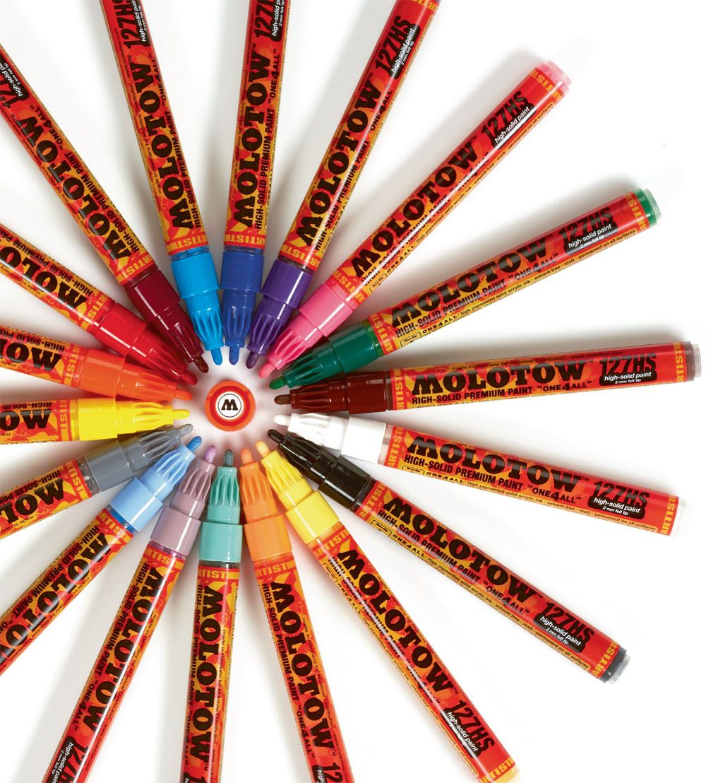 Molotow 4mm One4All Acrylic Paint Marker (Multiple Colors Available) – Fan  HQ