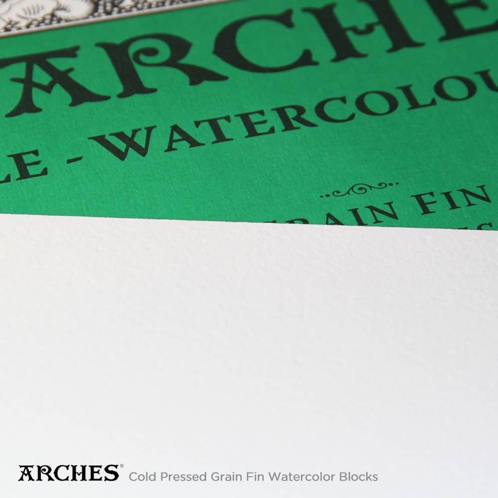 Arches Watercolor Block 140LB, Natural White, Cold Press – ARCH Art Supplies