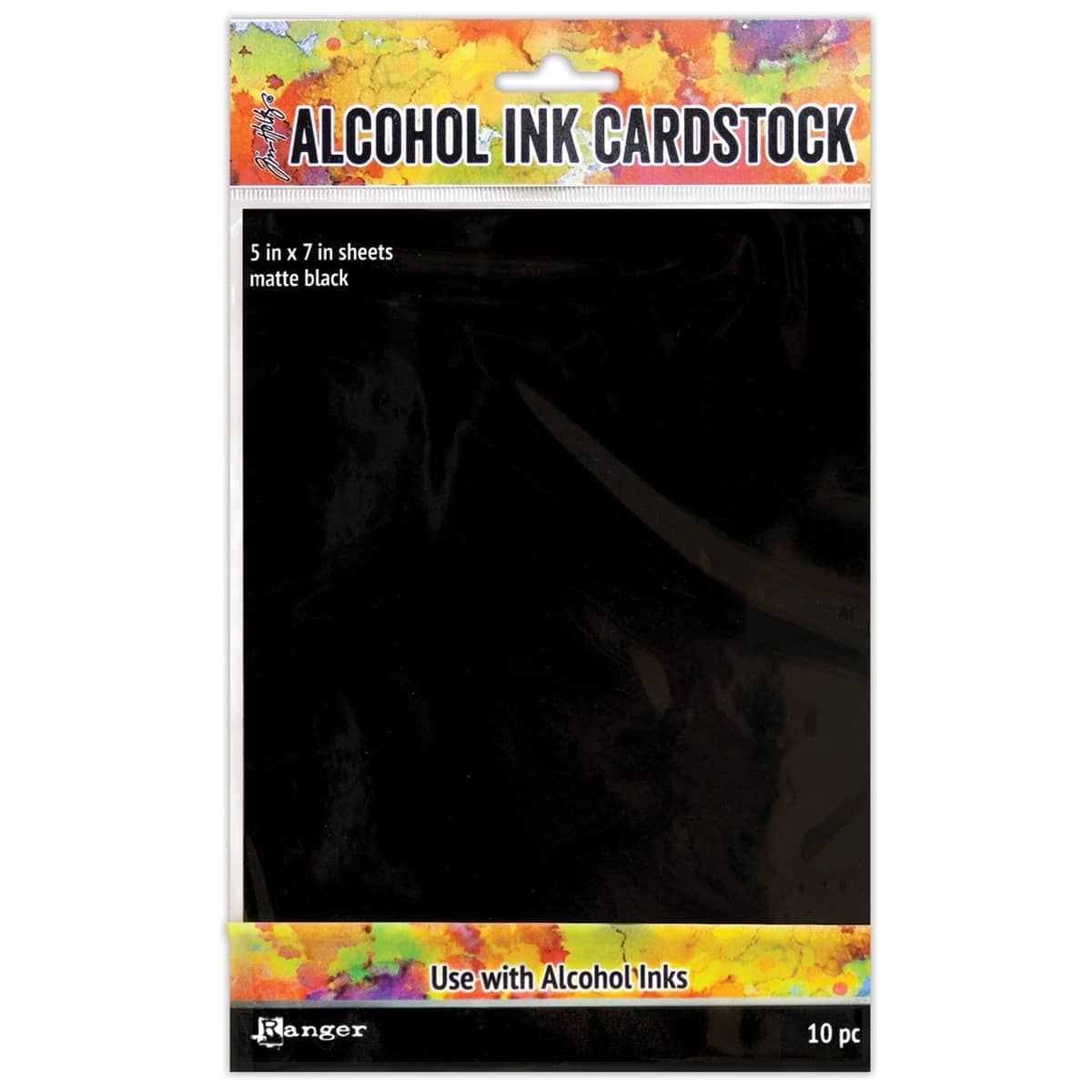 Ranger Matte Black Tim Holtz Alcohol Ink Cardstock