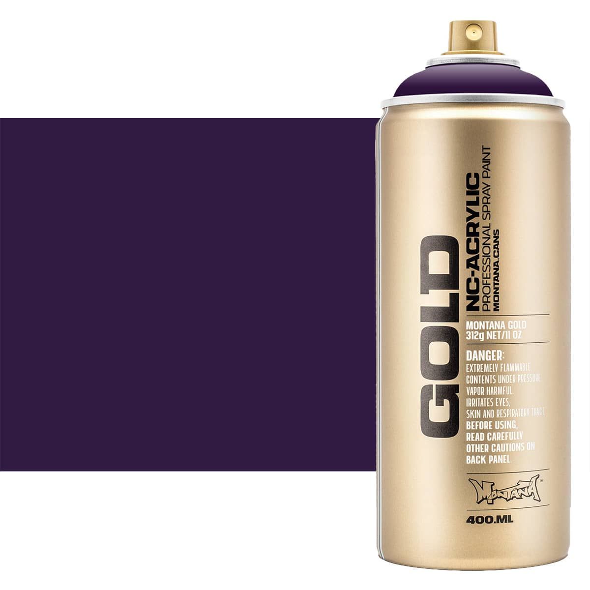 Montana Black Spray Paint - Oasis, 400 ml can