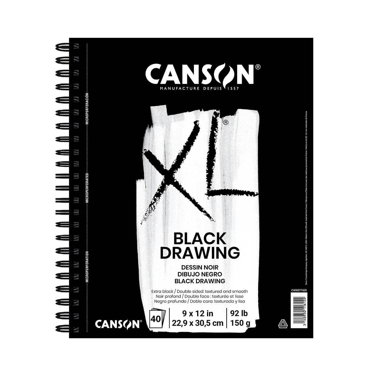 Canson XL Mix Media Sketch Pad 9 X 12 Drawing Paper Spiral Sketchbook 60  Sheet