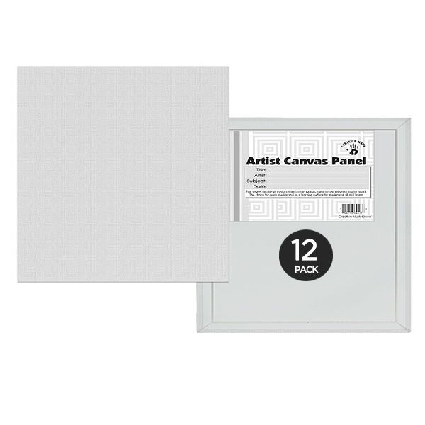 Creative Mark 8x8 Canvas Panels Pack of 12
