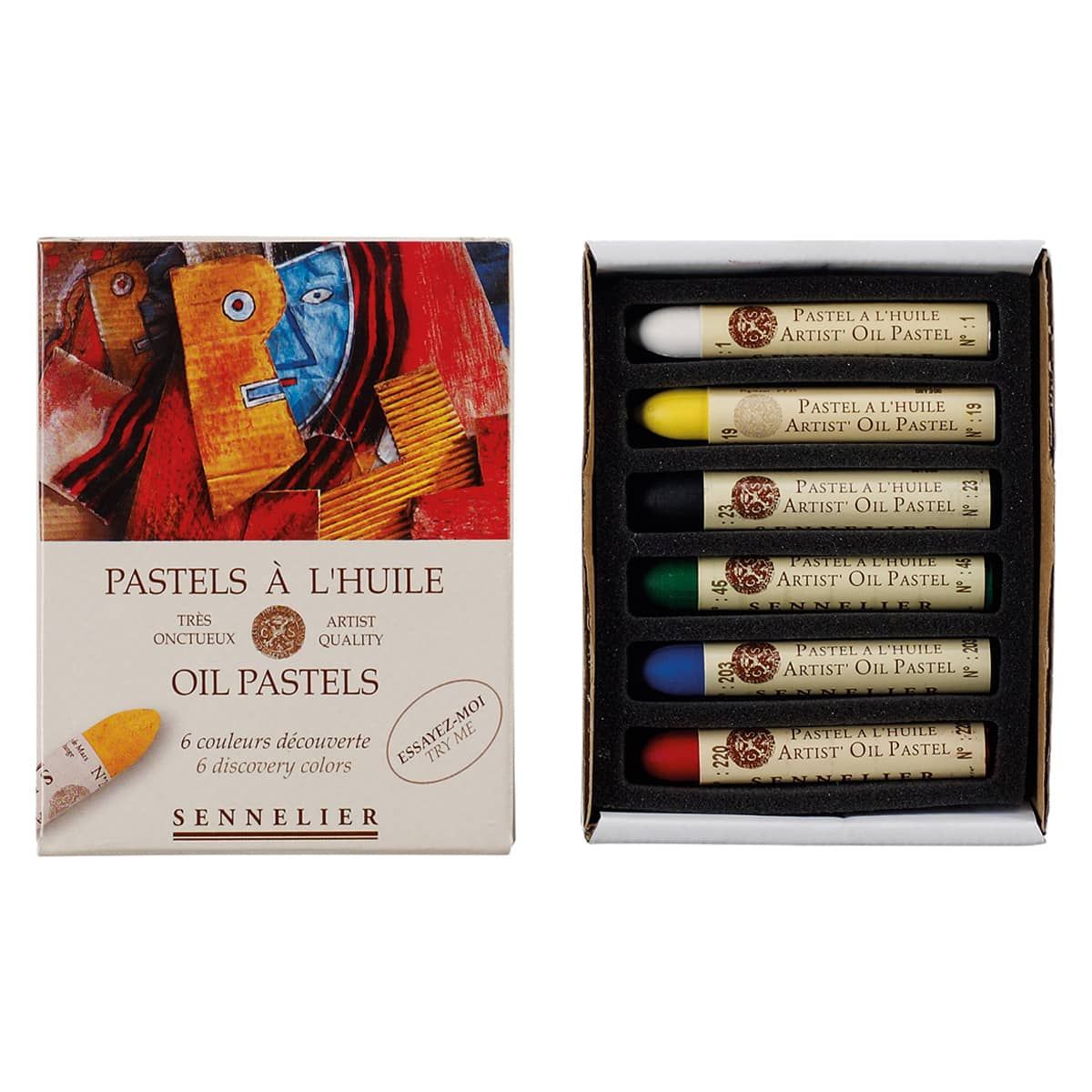 Sennelier Oil Pastels Set of 24 Assorted Colours 