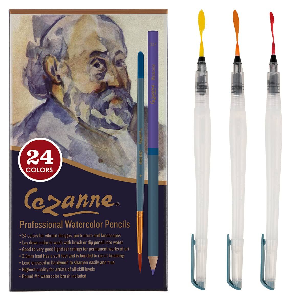 Expert Watercolor Pencils - Set of 48  Watercolor pencils, Professional  art supplies, Watercolor wash