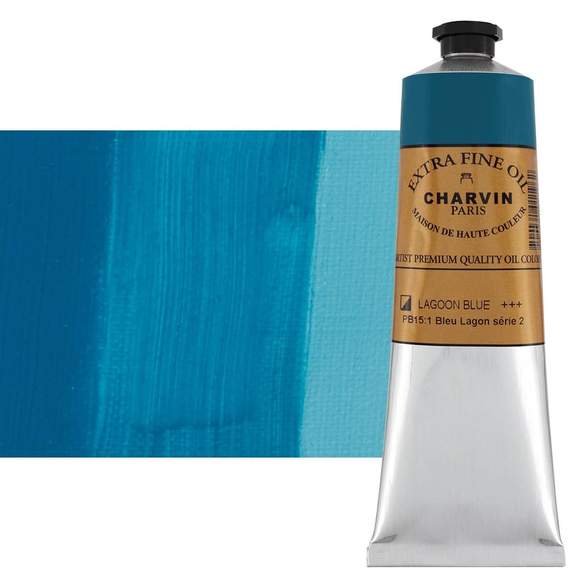 Charvin Professional Oil Paint Extra-Fine, Blue Lagoon - 150ml
