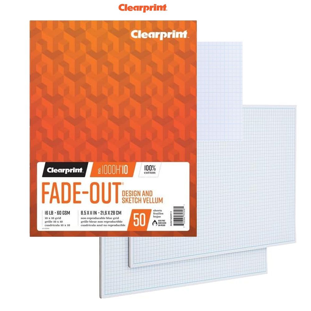 Clearprint 12 x 18 Vellum 1000H-8 - 100 Sheets