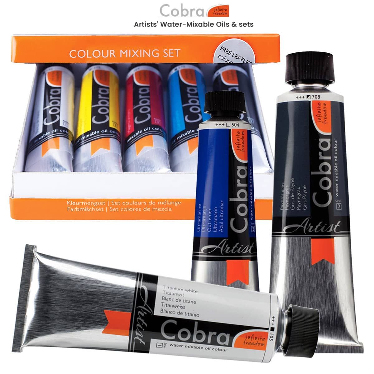 Cobra Artist Gift 10X40 ml + Accessories (21820511)