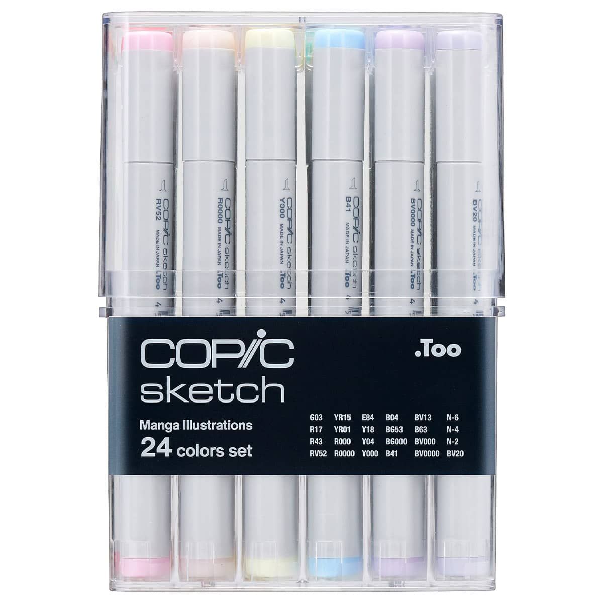 COPIC Sketch Markers Set E Set of 72