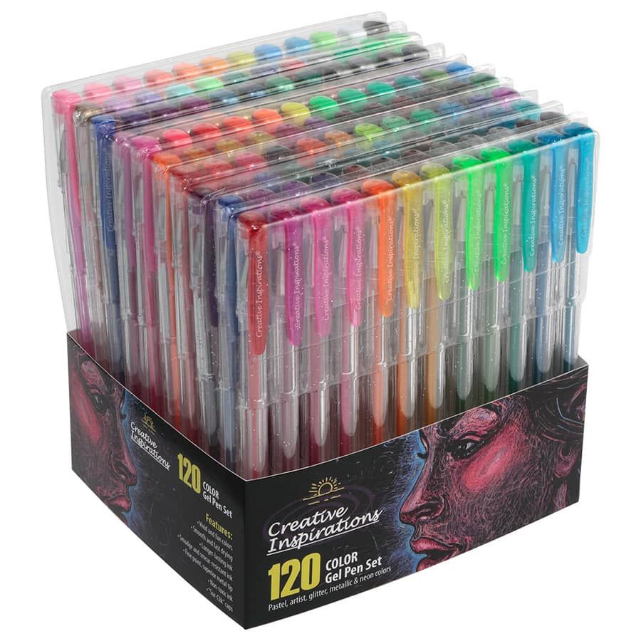Gel Pen Sets of 120 & 12 by Creative Inspirations