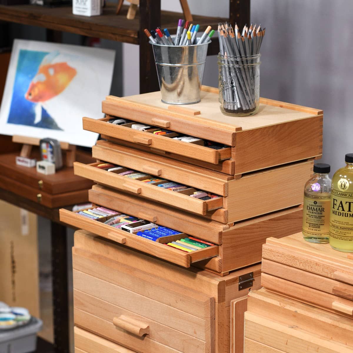 Pencil Cases & Rolls - Art Material Storage - Studio