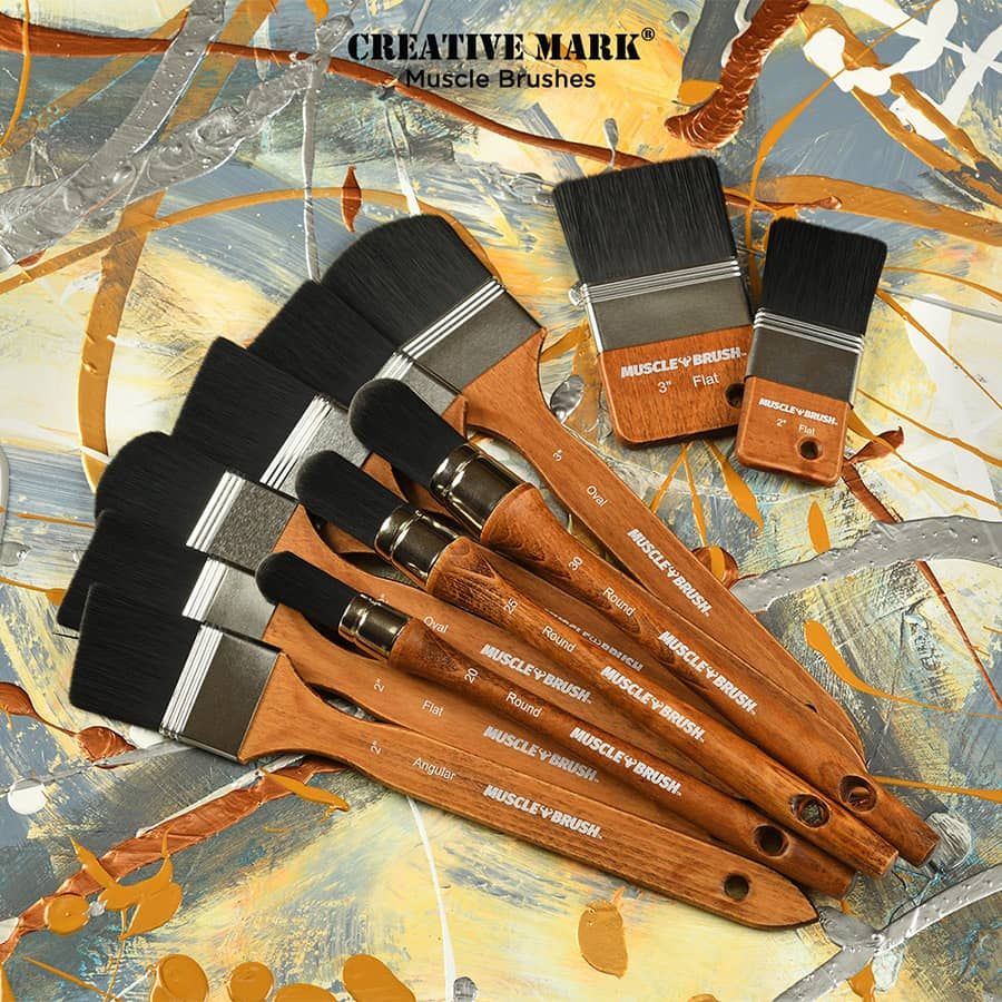 Muscle Artist Brushes by Creative Mark | Jerry's Artarama