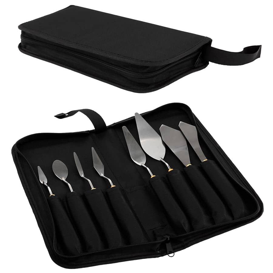 Creative Mark Painters Edge Studio Palette Knives with Case Set of 8