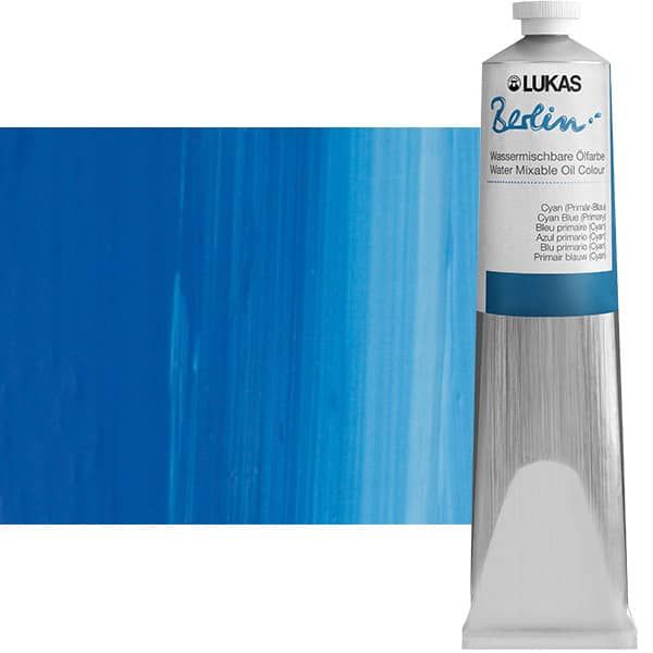 Lukas Berlin Artist Water Mixable Oil Paint Colors, Solvent Free