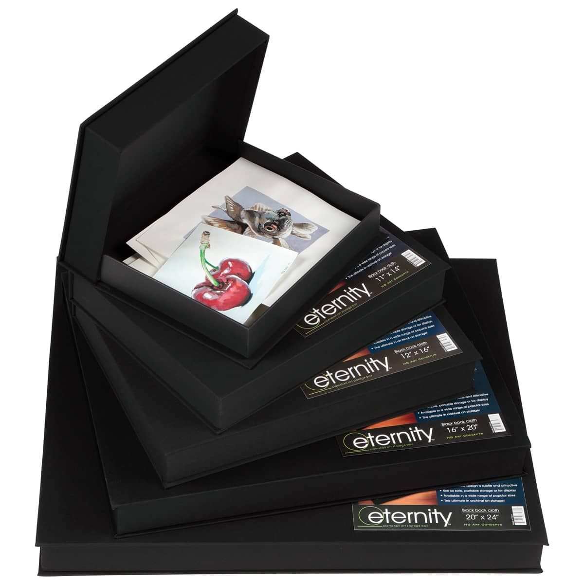 Archival Clamshell Art & Photo Storage Boxes by Eternity | Jerry's Artarama