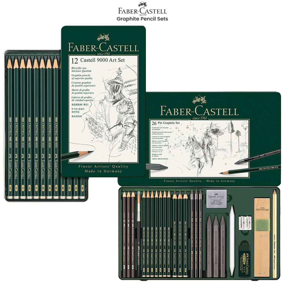 Faber Castell : Series 9000 Jumbo Pencils