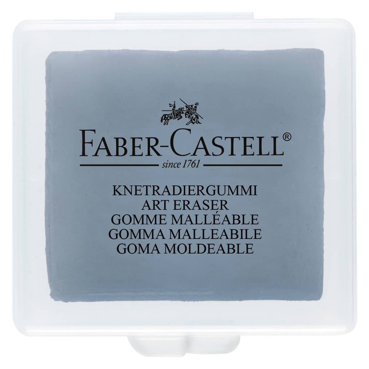 2x Faber Castell Soft Kneadable Erasers Grey Drawing Sketch Art