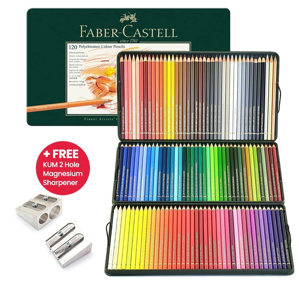Faber Castell Polychromos 120 Color Pencils Unboxing