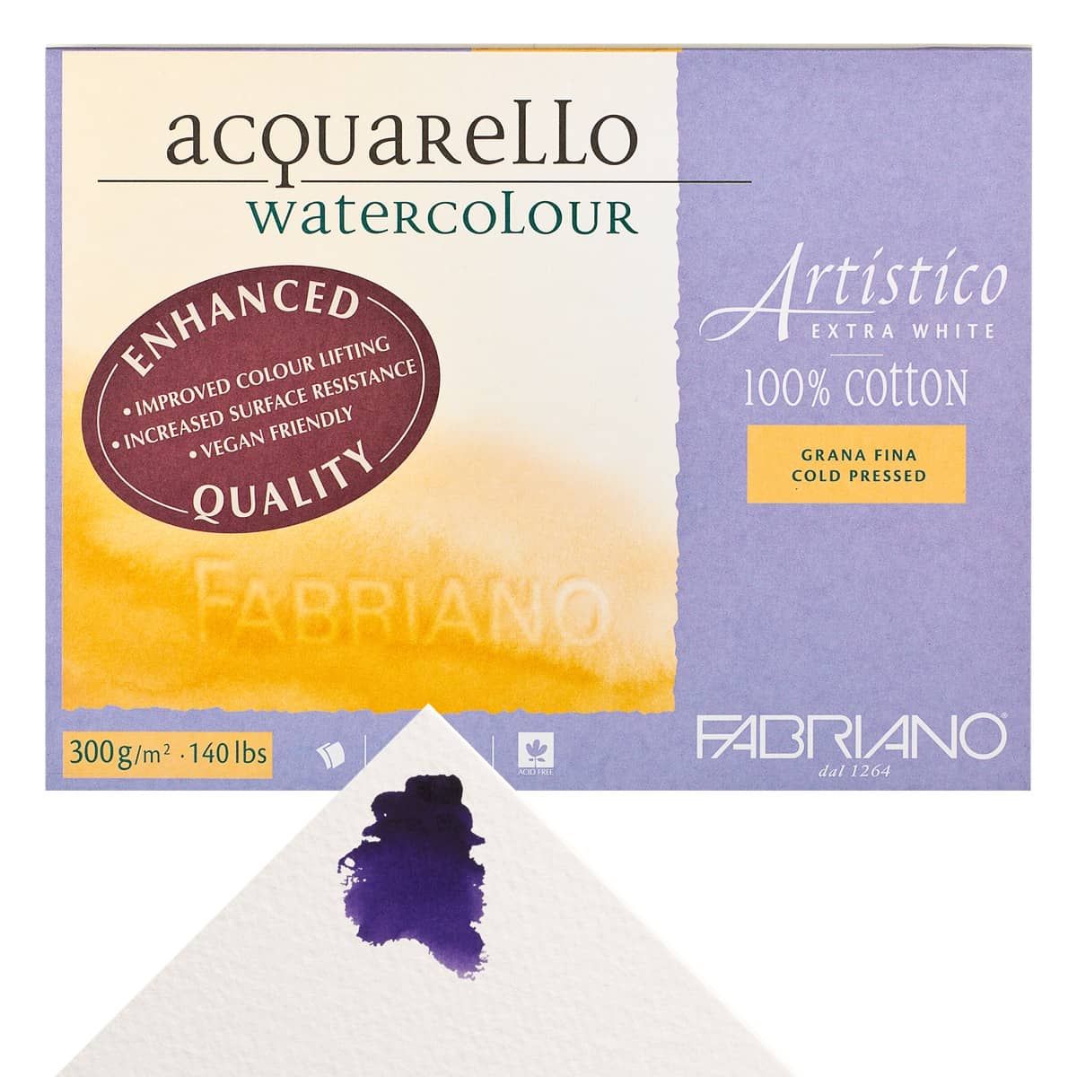 Arches Watercolor Block 9x12-inch Natural White 100% Cotton Watercolor Paper  - 10 Sheets of Arches 300 lb Watercolor Paper Cold Press - Watercolor Paper  Block f…