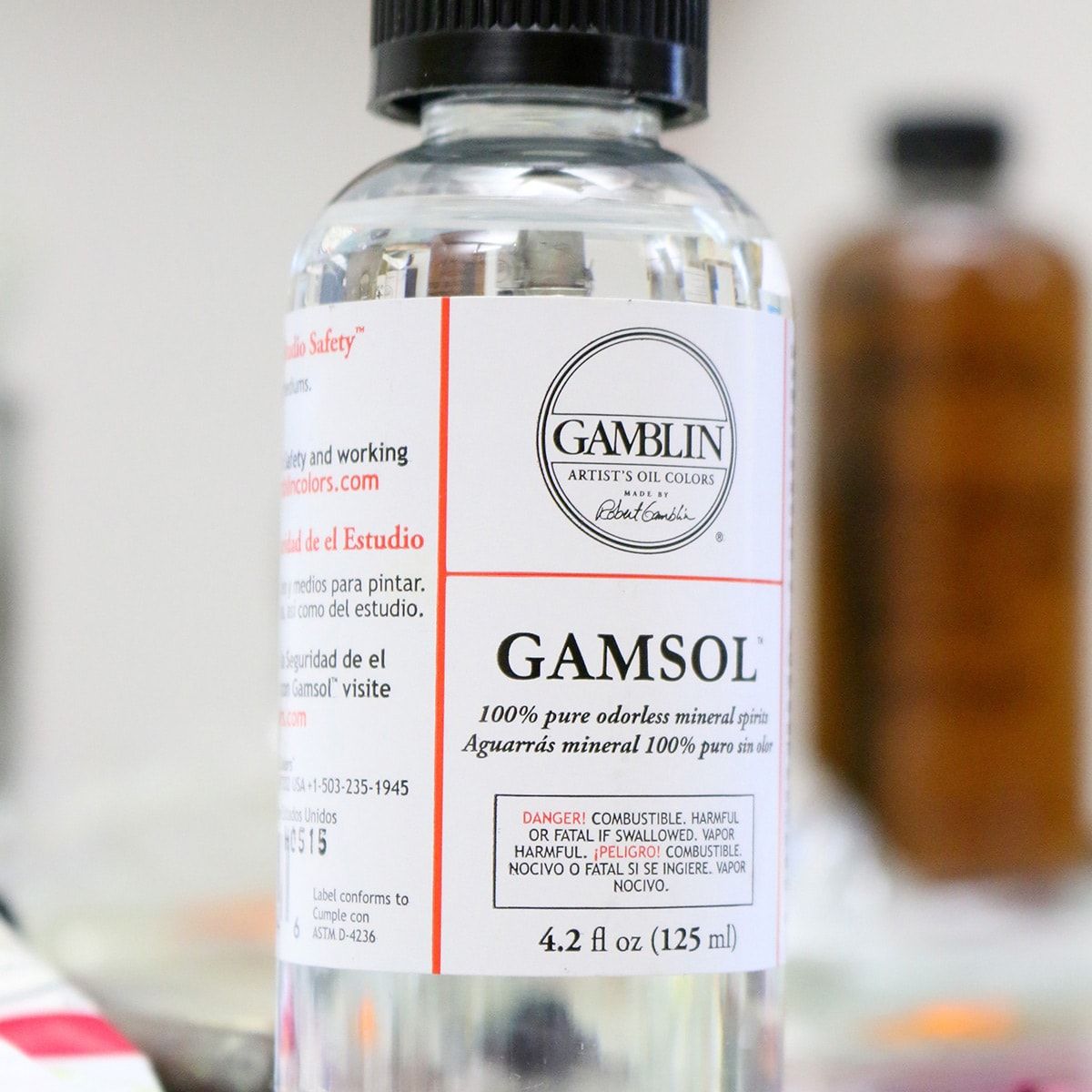 Gamblin Gamsol Odorless Solvent 500ml [139374] - $22.95 : SeniorArt