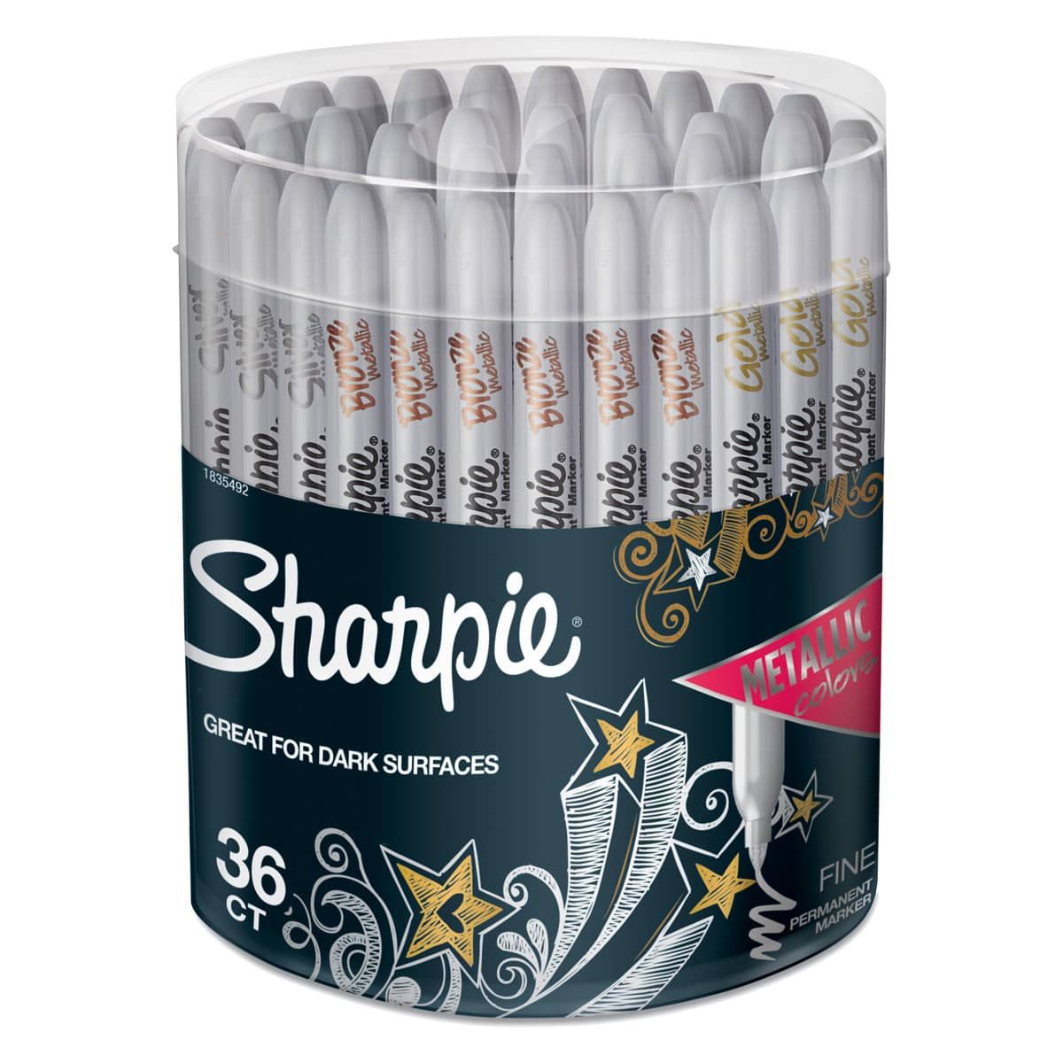 Gold and Silver Metallic Fine Point Sharpie 2 Pack