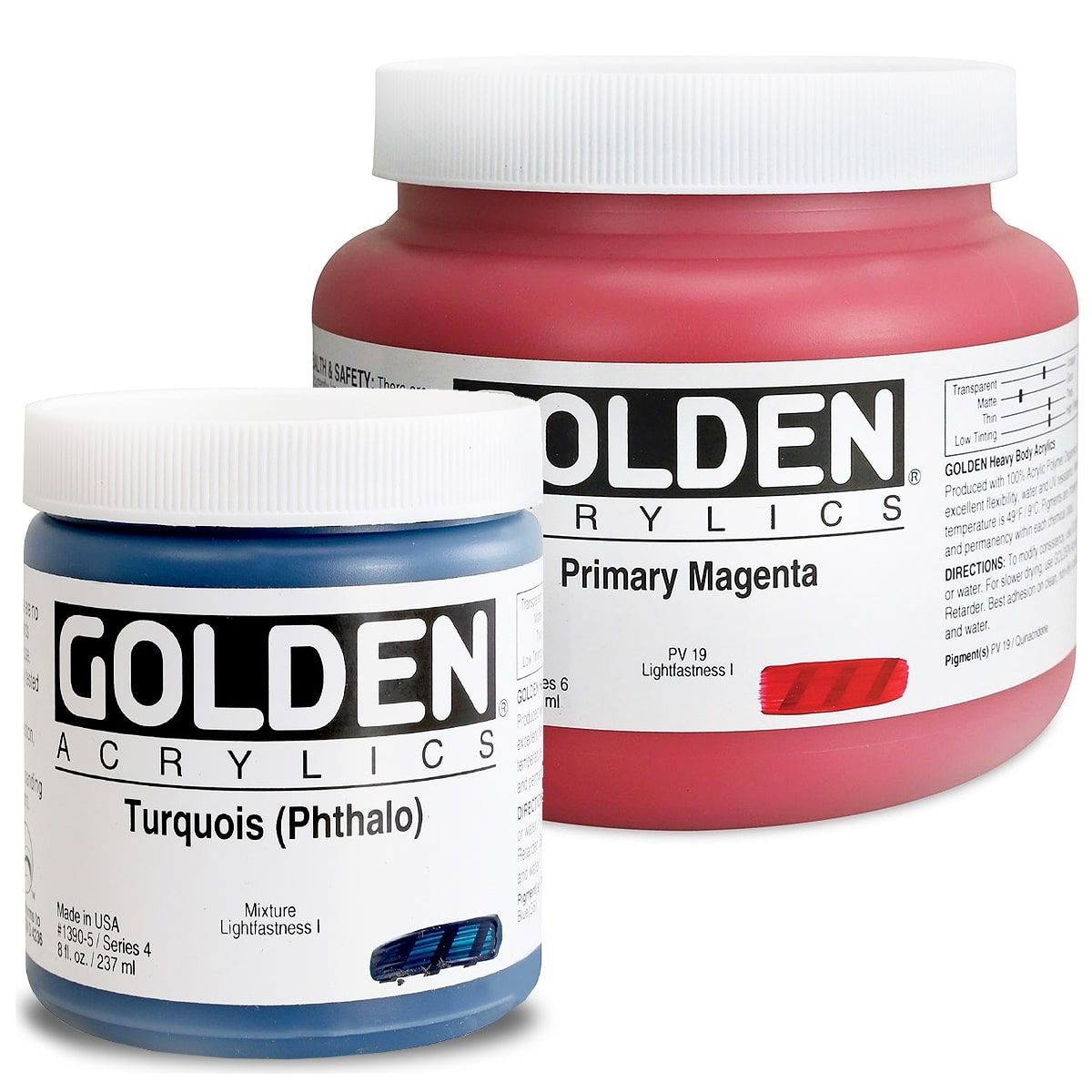 Golden - Heavy Body Acrylics - Essentials 6 Colour Set