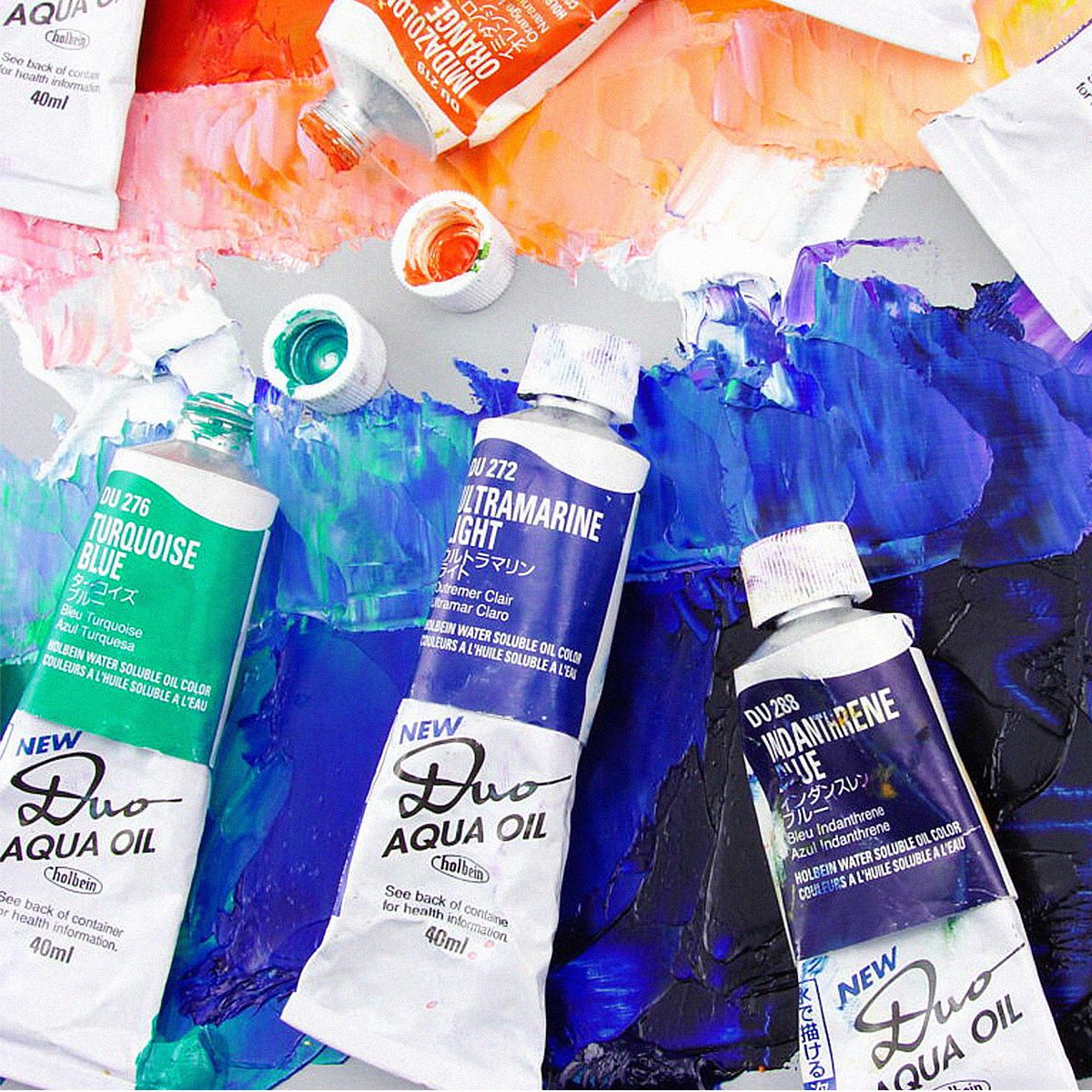 Holbein Duo Aqua Water-Soluble Oils & Sets