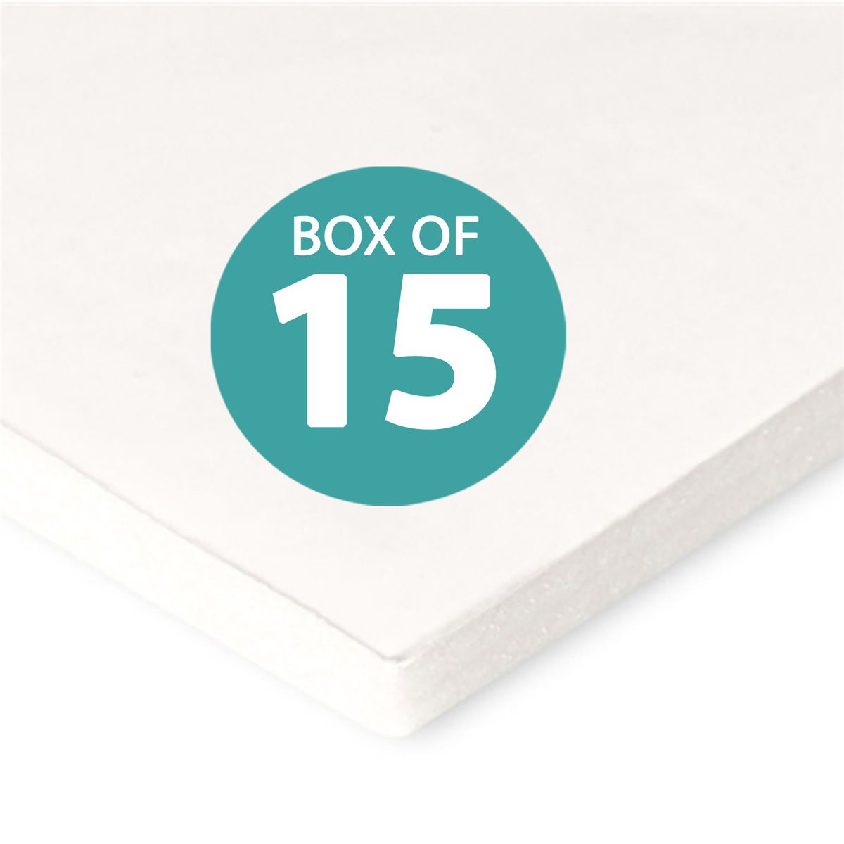 3/8 White Acid Free Buffered Foam Core Boards custom size