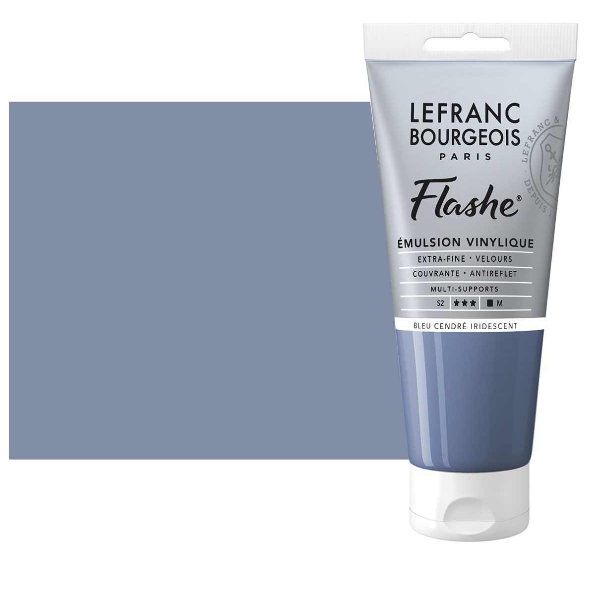 Lefranc & Bourgeois Flashe Vinyl Paint - Cerulean Blue, 125 ml Jar