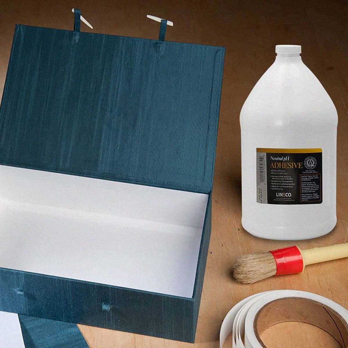  Lineco Neutral pH Adhesive, Archival Quality Acid-Free PVA  Buffered Adhesive Dries Clear Flexible, 1 Quart, Ideal for Paper Board  Framing Collage Crafts Bookbinding : Arts, Crafts & Sewing