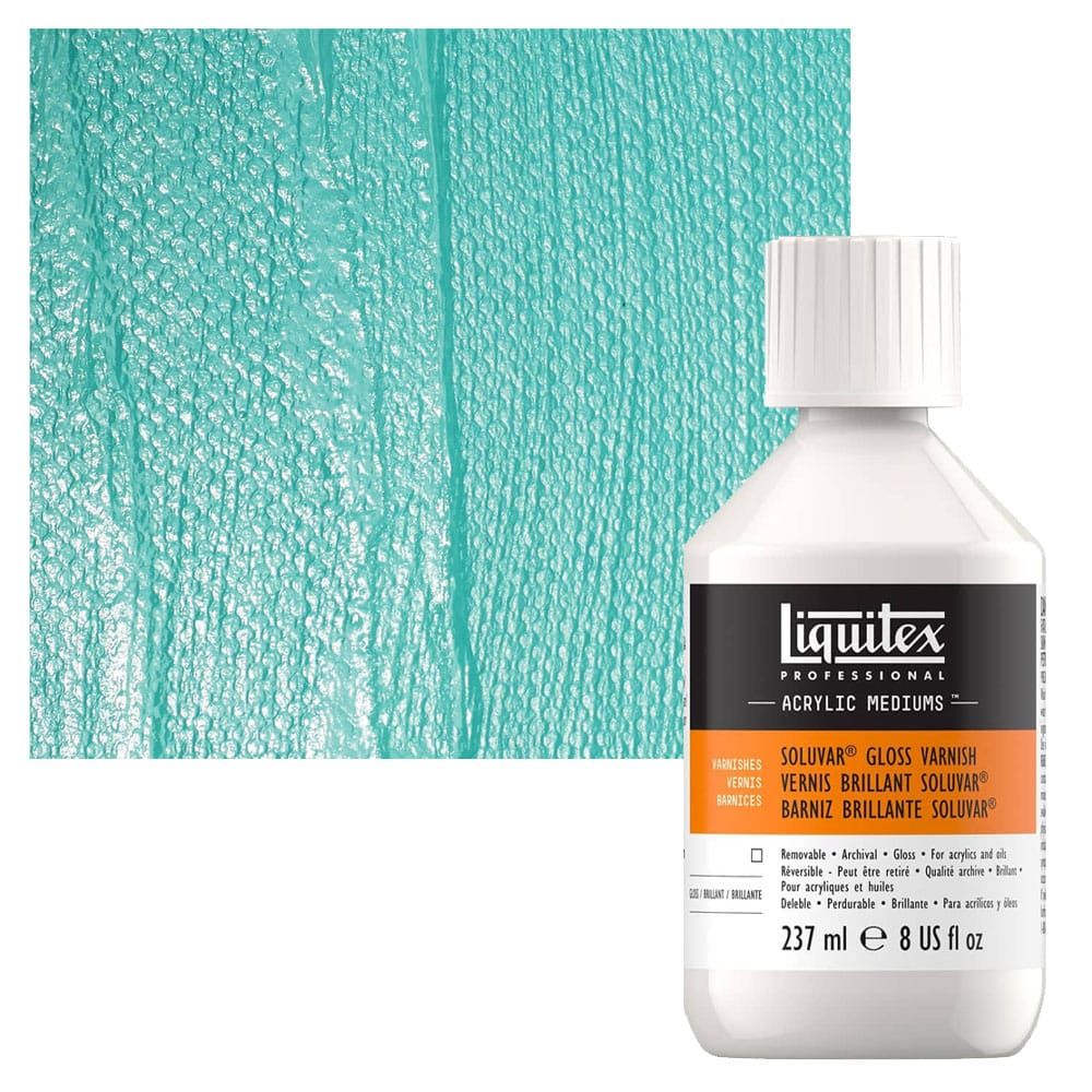 Liquitex - Gloss Fluid Medium & Varnish - 8 oz.