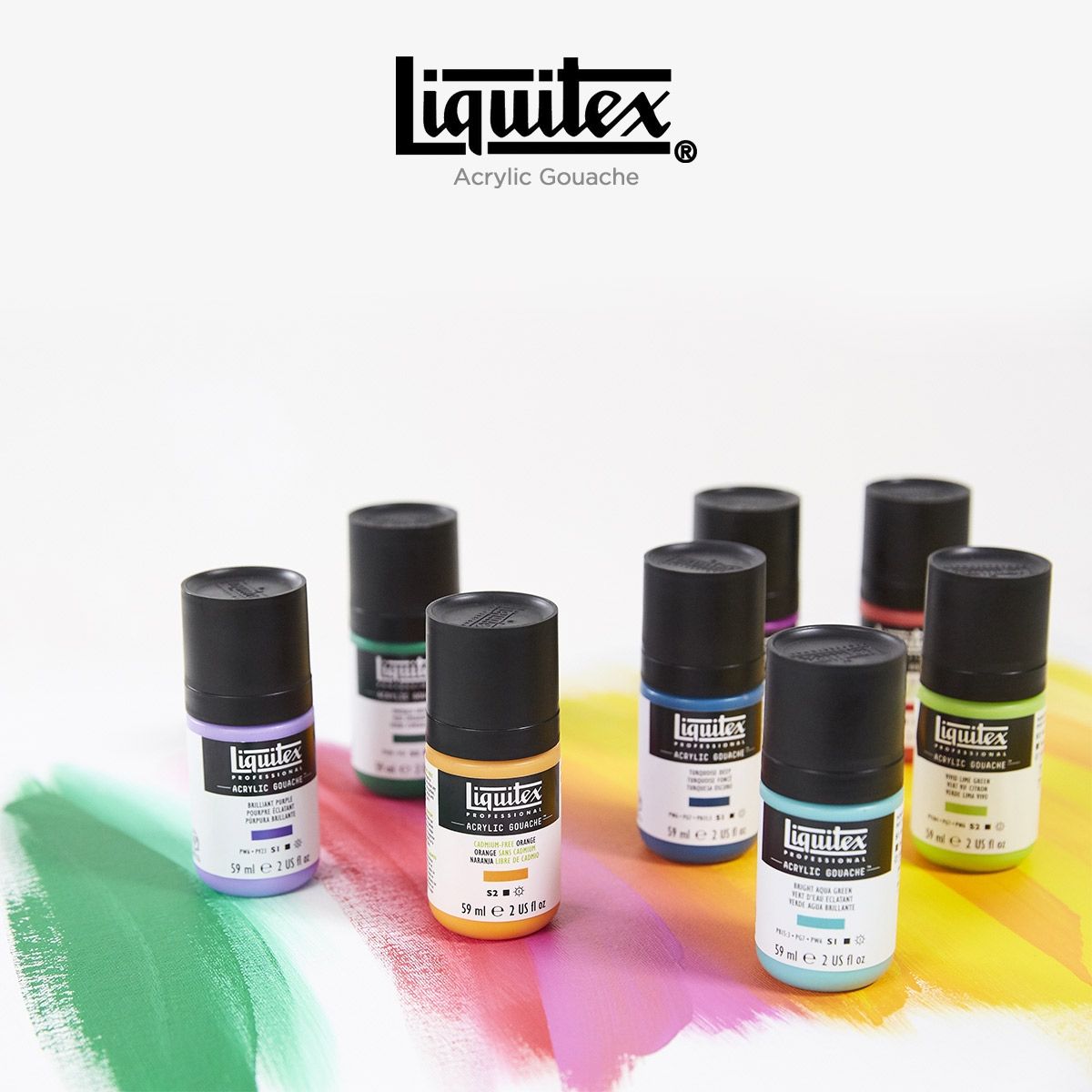Liquitex Acrylic Gouache 6-Piece Primaries Set - 59ml