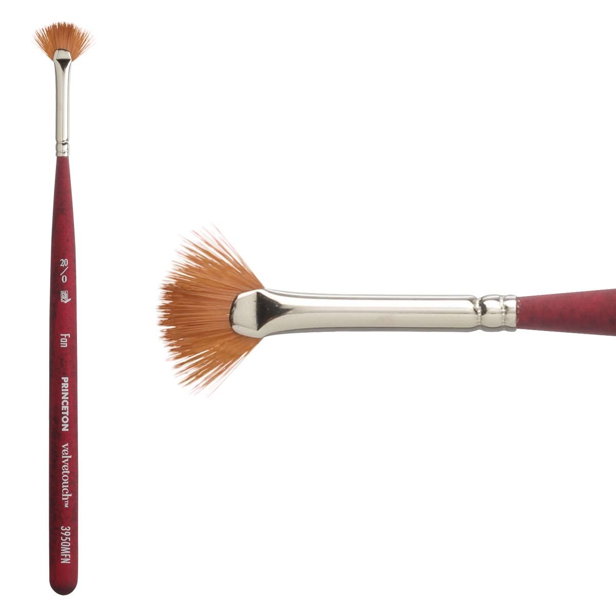Princeton Velvetouch Series 3950 Synthetic Brushes - Set of 4