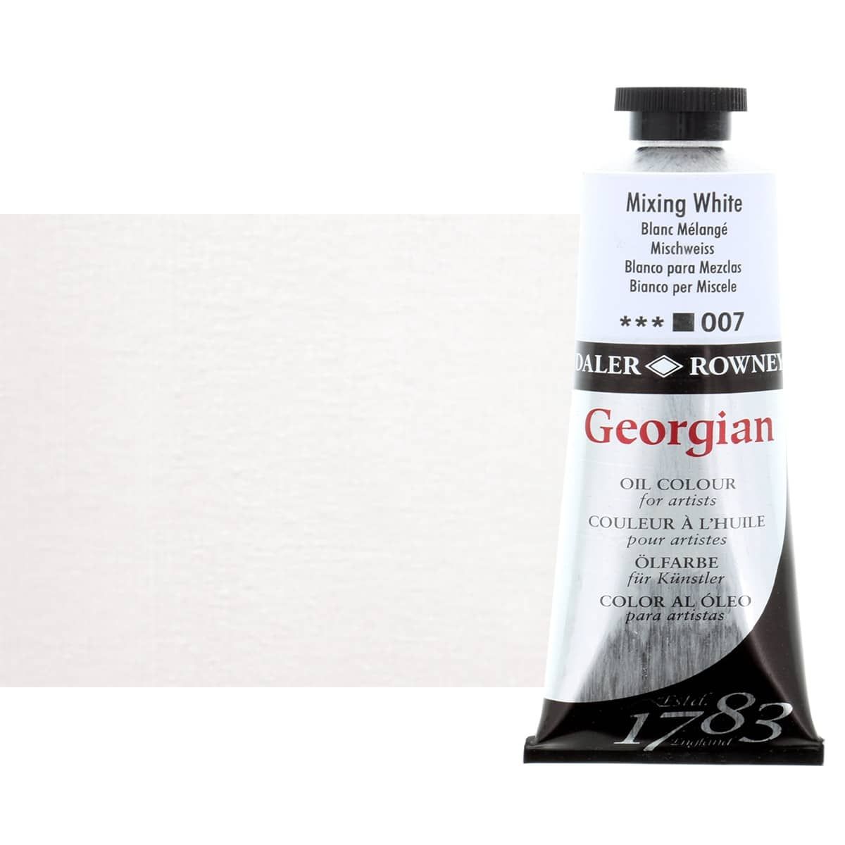Daler Rowney Georgian Oil Color 225ml Tube Titanium White