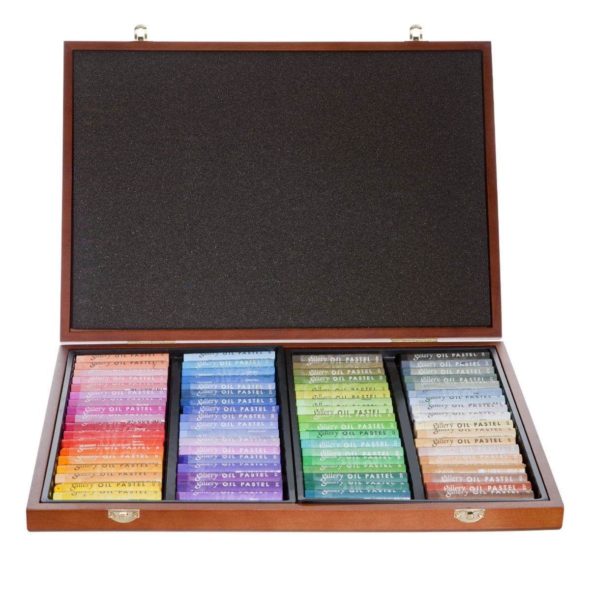 Deluxe Art Set in Wooden Case, with Soft & Oil Pastels, Acrylic &  Watercolor Pai