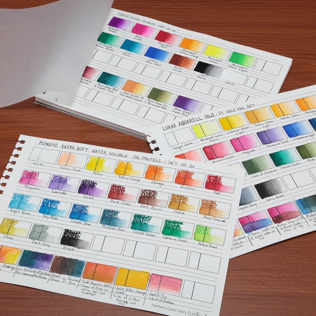 35 Sheets Disposable Paint Palette A4 Tear Off Paper Art Palette Mixing Pad  for Watercolor Oil Painting Gouache Artist Supplies