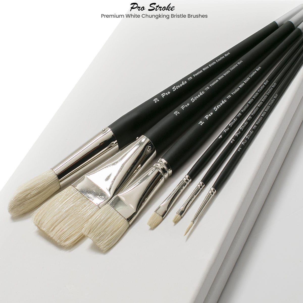 7pcs Premium Hog Bristle Filbert Paint Brushes Set, 100% Natural Chungking  Hog Bristle, Professional Long Handled Artist Brushes - AliExpress