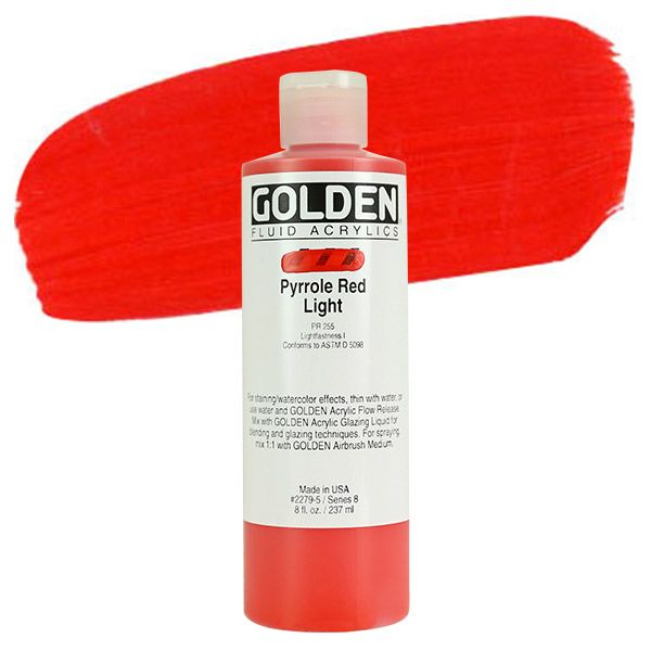 Golden Fluid Acrylic Paints for Pouring: Review and Test