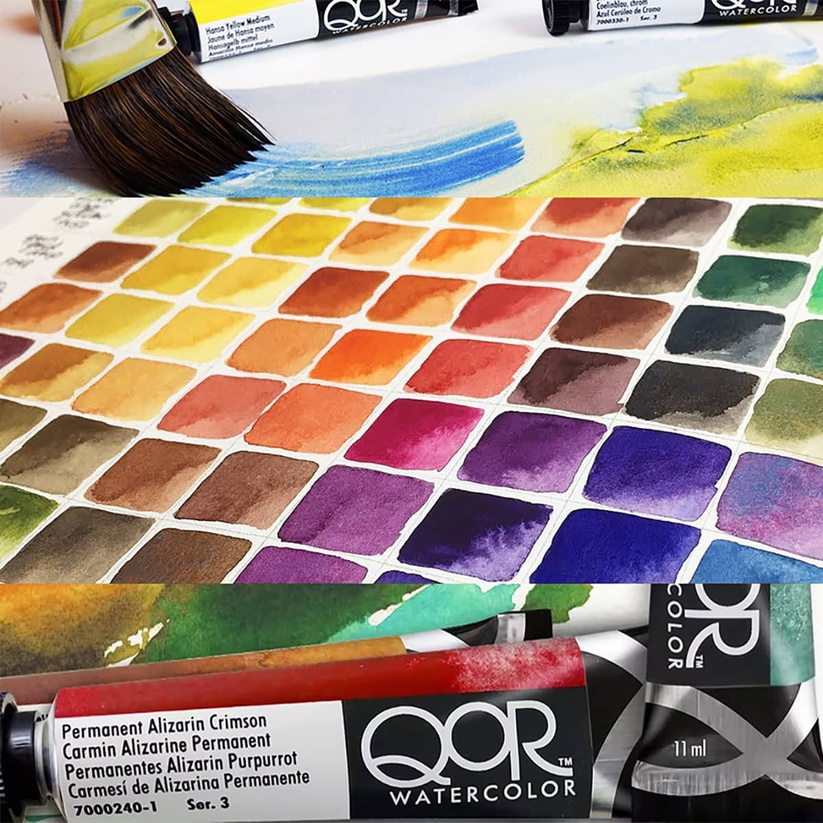 QoR Watercolors – sideoats & scribbles