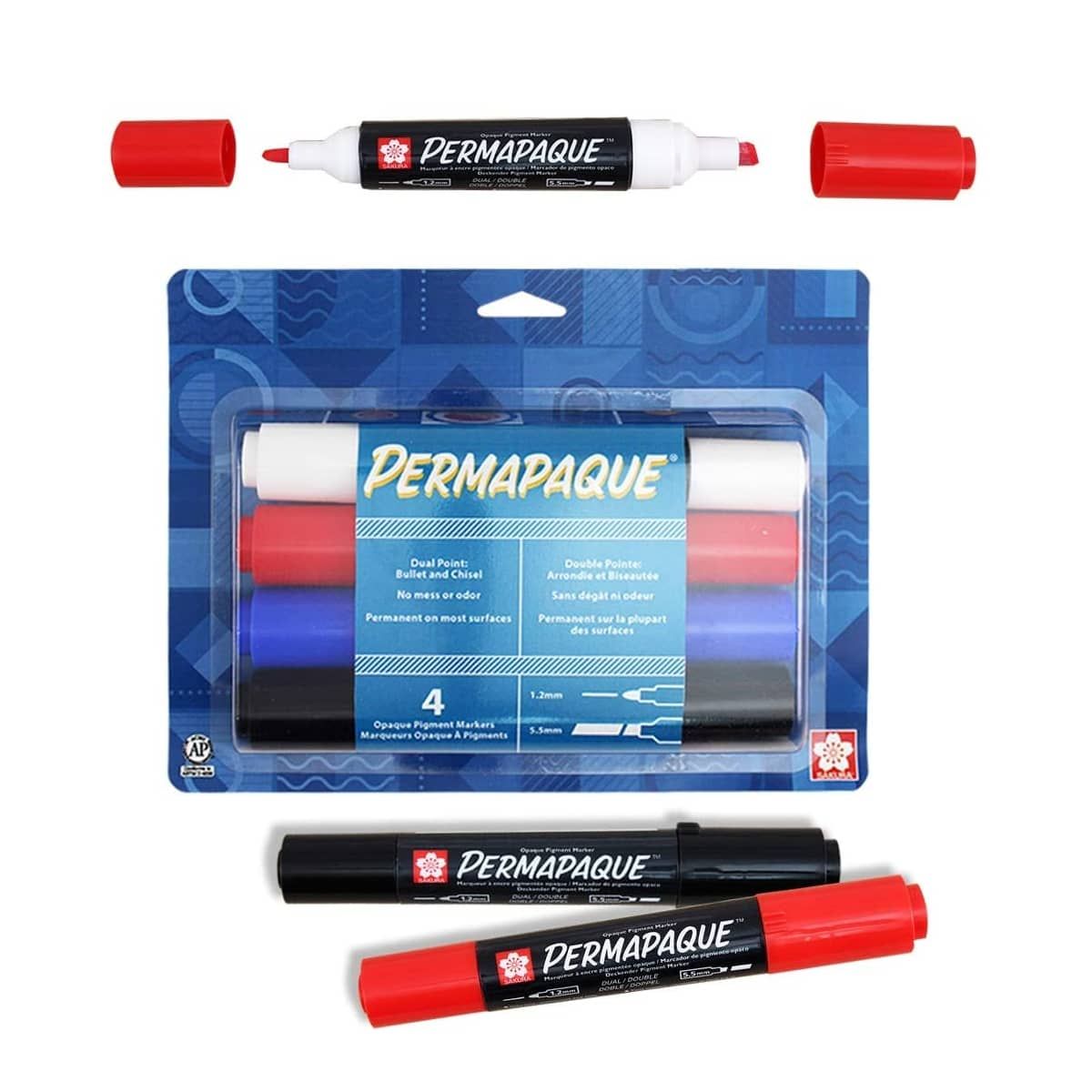 Permapaque Dual-Point Pigment Markers