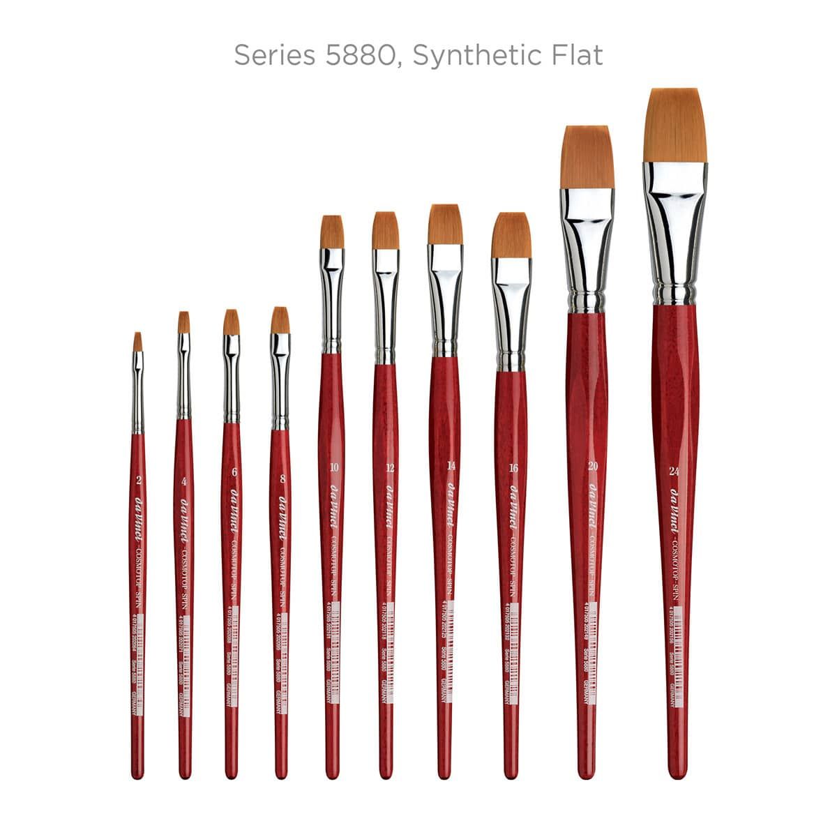 Da Vinci Travel Series 1573 Cosmotop Spin Watercolor Brush Set Round Synthetic